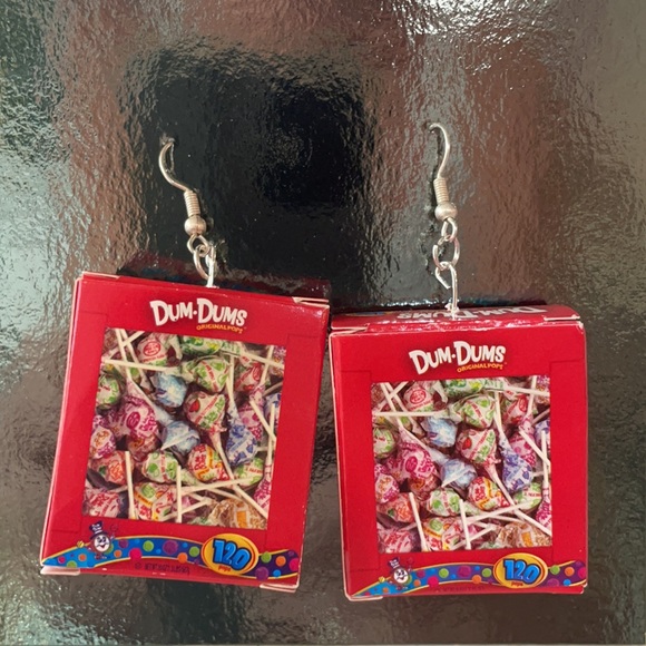 Candy Land..Better in the Ears than the hips!! Artist Made Mini Brand Earrings!! - Picture 2 of 4